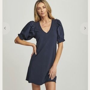 Sundays Navy Blue Mila Dress, Sz S